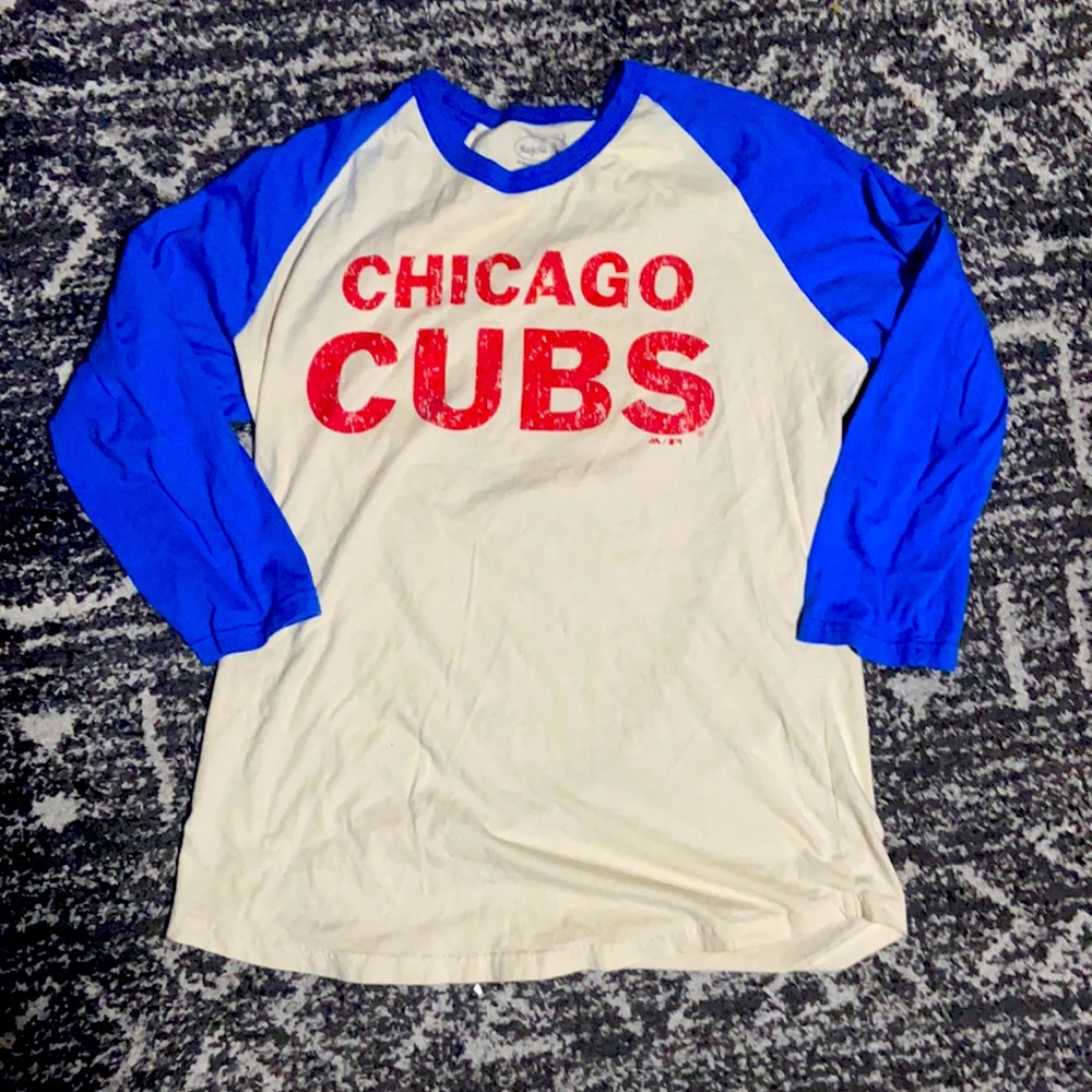 Men’s Chicago Cubs 3/4 sleeve shirt